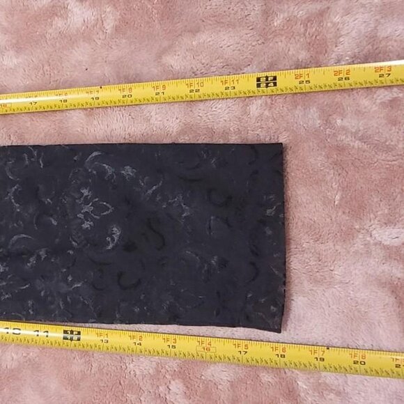 Charlotte Russe Black long sleeve button up blazer jacket with floral print - Picture 5 of 6